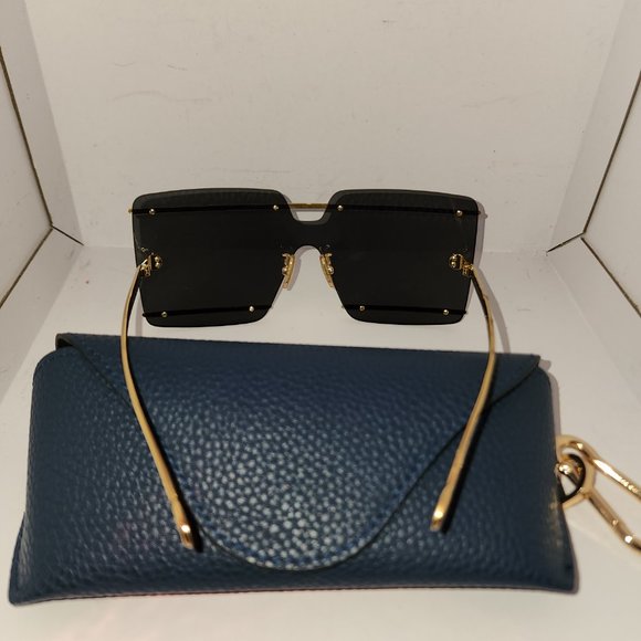 Loewe square metal-frame sunglasses